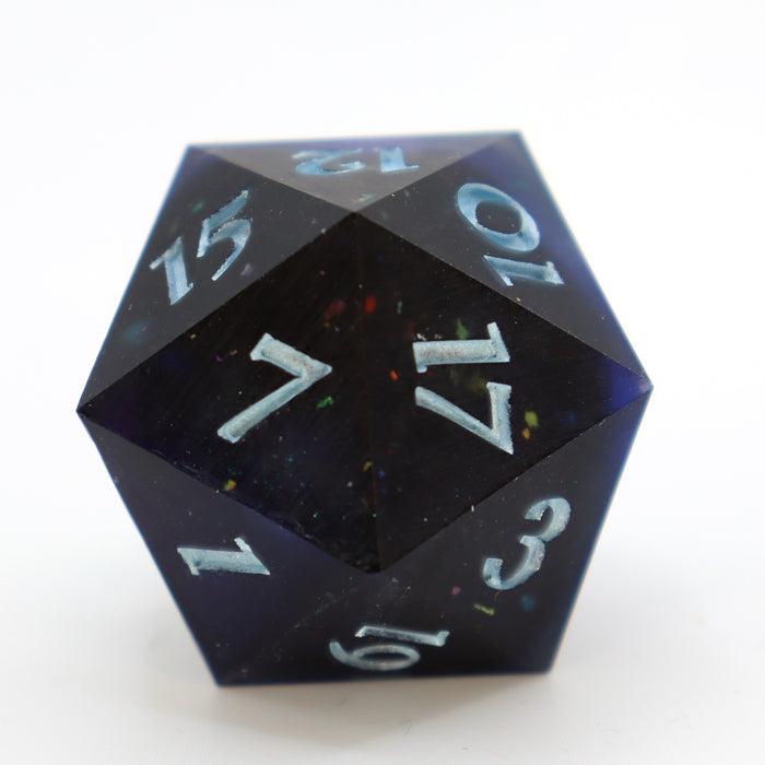 30mm Spindown D20 Chonk—Black Opal