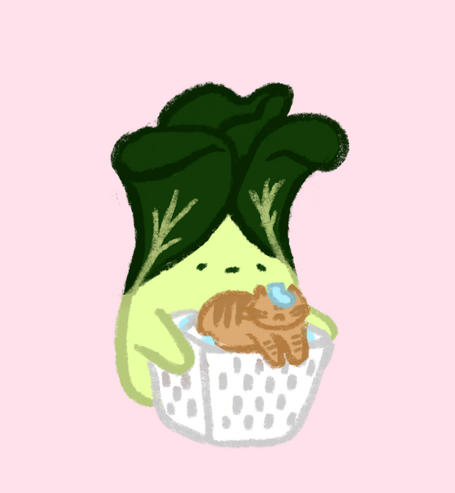 Laundry bokchoy - Die Cut Sticker