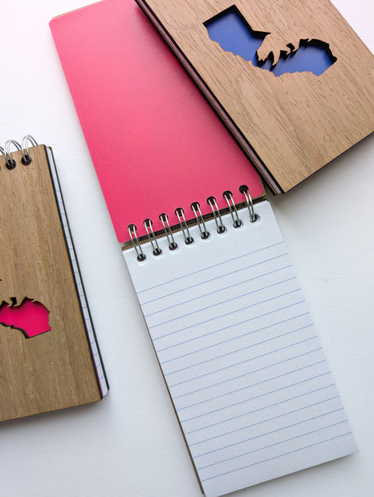 California Bear | Handcrafted Wood Notebook