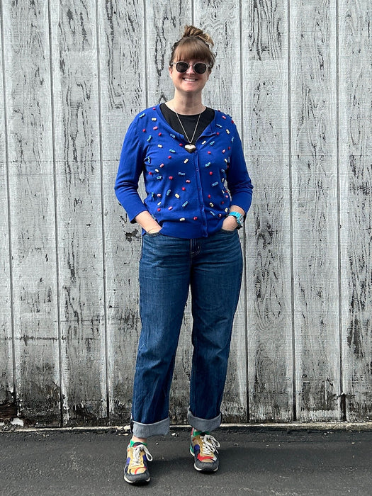 Candy Confetti Cardigan - XL Petite