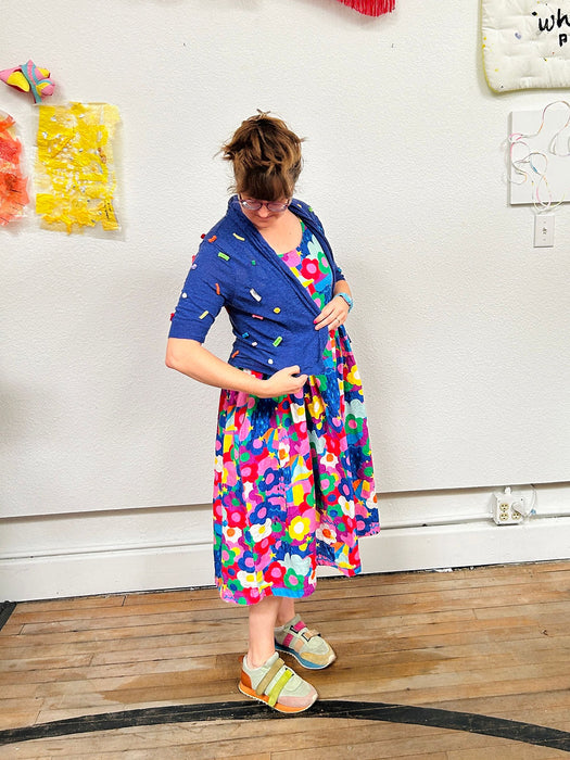 Bingo Babe Confetti Shrug - XL