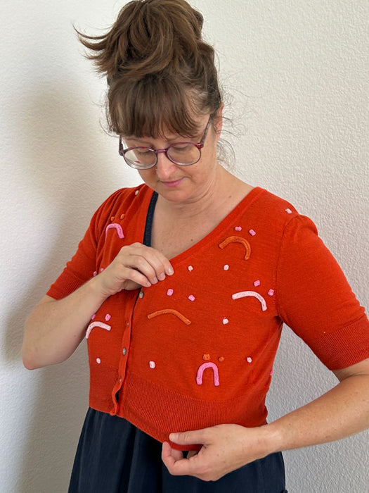 Unhappy Meal Cardigan - Medium