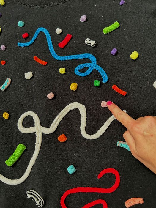 Party Mess Confetti Sweatshirt - Small/Medium