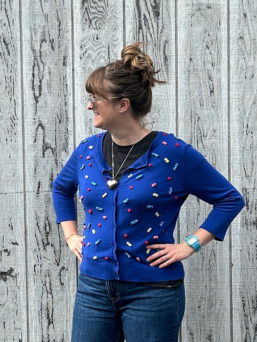 Candy Confetti Cardigan - XL Petite