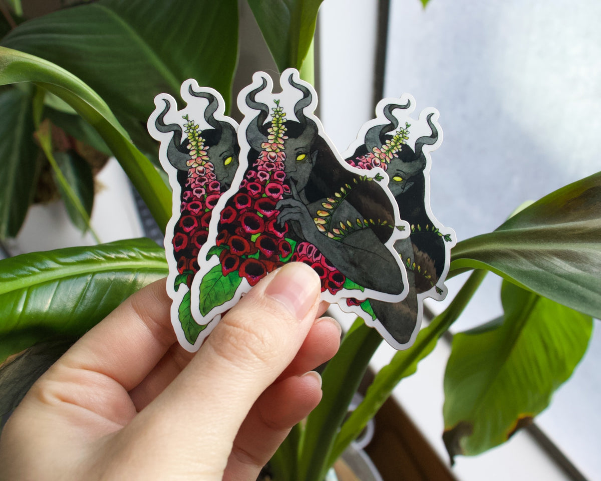 Foxglove Warlock Sticker — San José Made