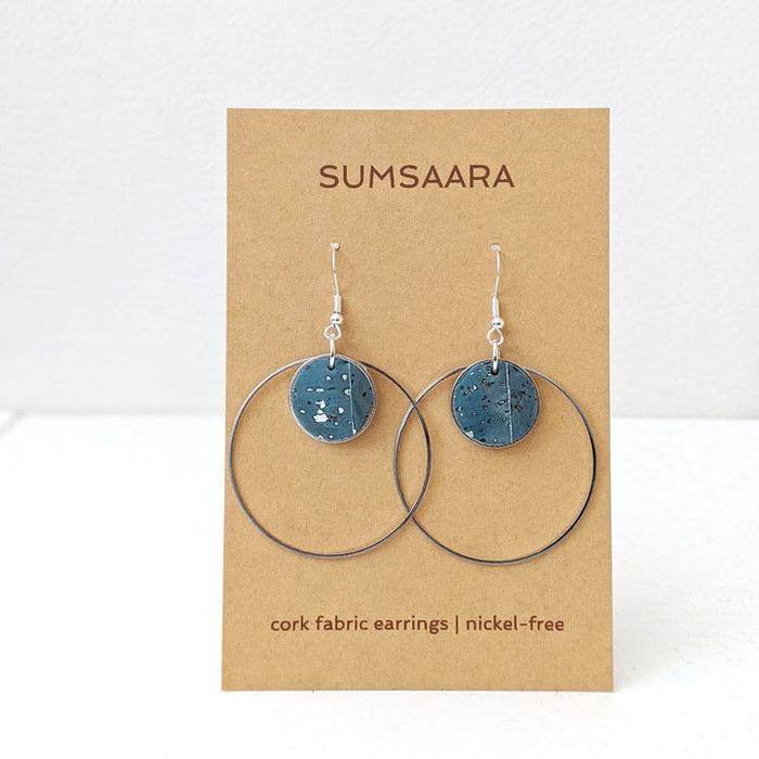 Cork Fabric Earrings