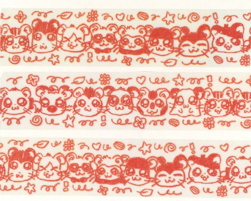 Hamtaro & Friends Washi Tape