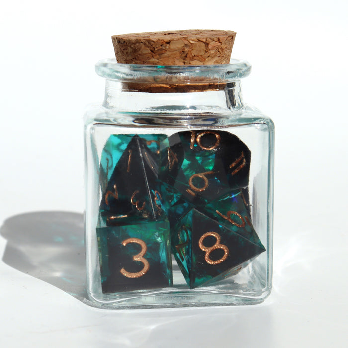 Handmade Resin Dice Set Diver's Grave B-Grade