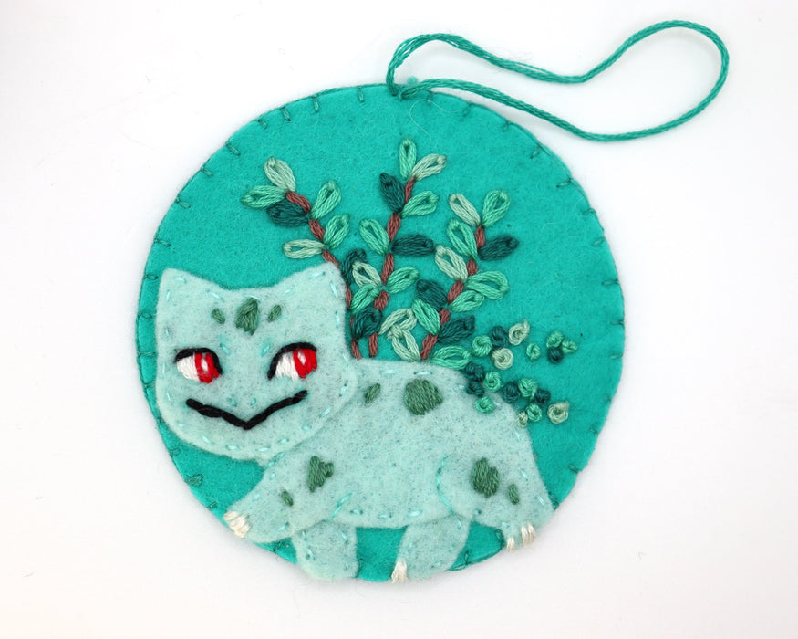 Succulent Bulbasaur Ornament Coaster