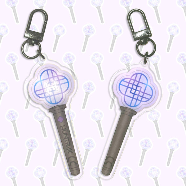 Huntrix Light Stick Acrylic Keychain — San José Made