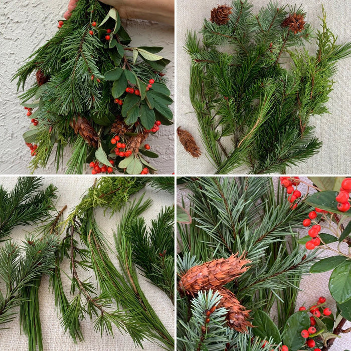 Little Christmas foliage "lucky wreath"