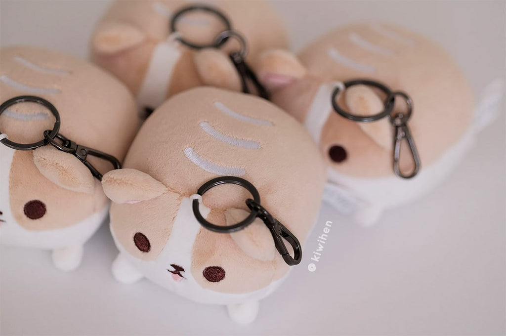 Yorushika – Inu Plush Keychain (Corgi) Micro Squishable Corgi