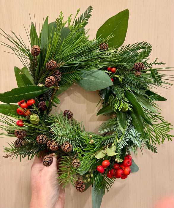 Little Christmas foliage "lucky wreath"