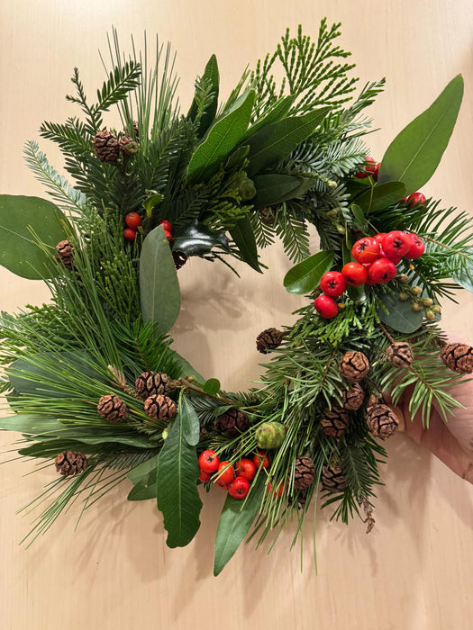 Little Christmas foliage "lucky wreath"