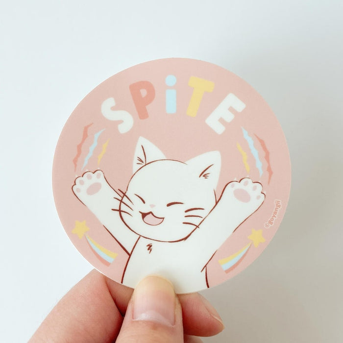 Spite Cat Waterproof Vinyl Sticker
