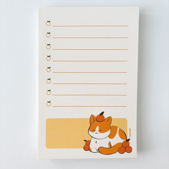 Orange Cat Notepad