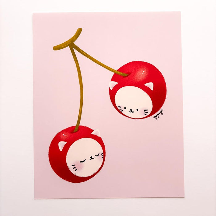 Cherry Cats 8x10 Print