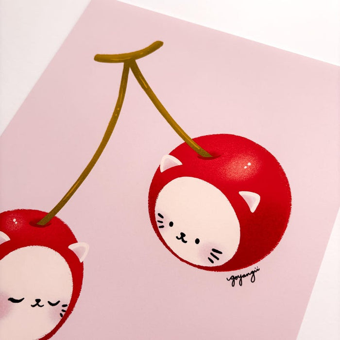 Cherry Cats 8x10 Print