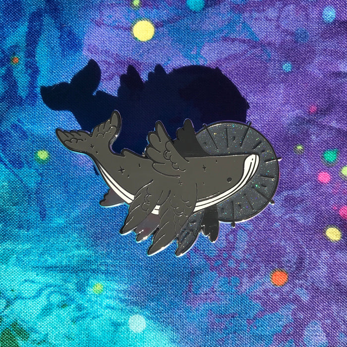 Angelic Whale Pin