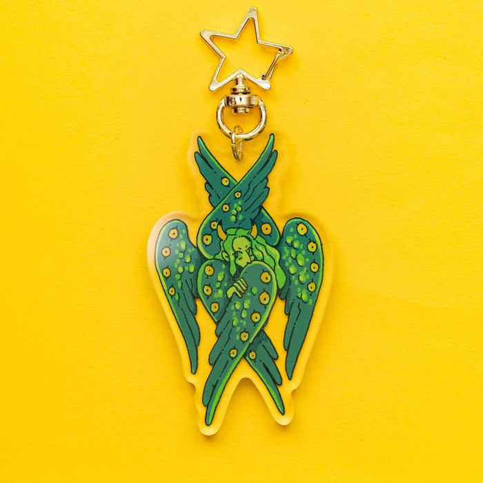 Shy Seraph Acrylic Keychain