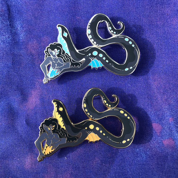 Gulper Eel Mermaid Pin