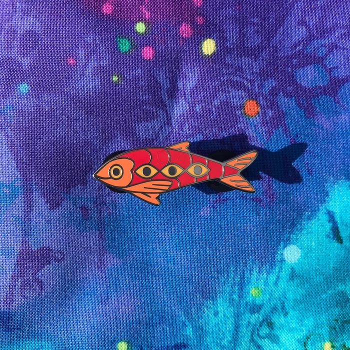All Seeing Fish Pin