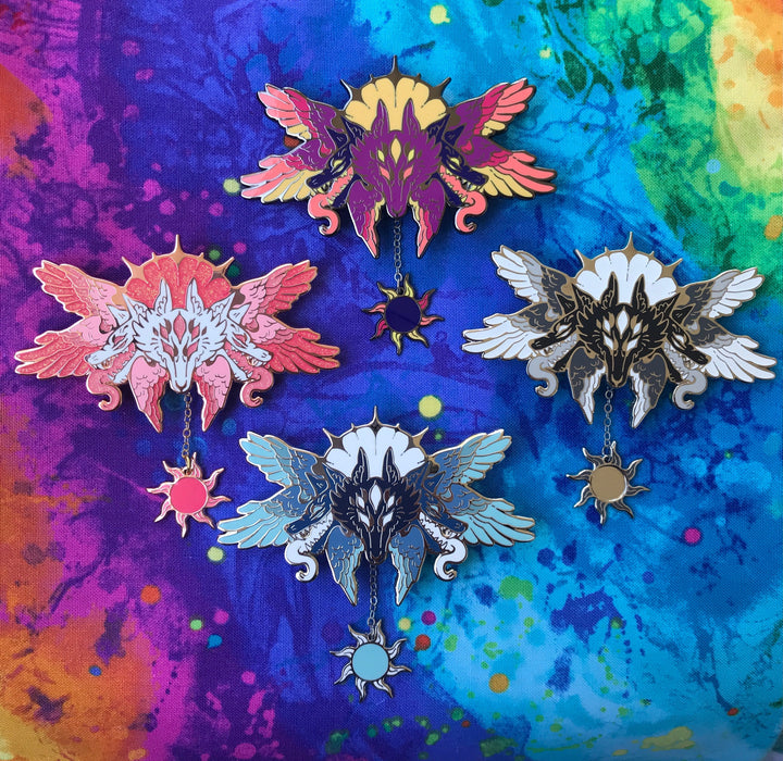 Cerberus Cherub Pins