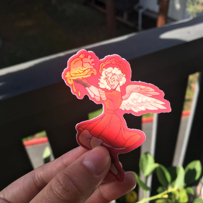 Angel of Blood Holographic Sticker