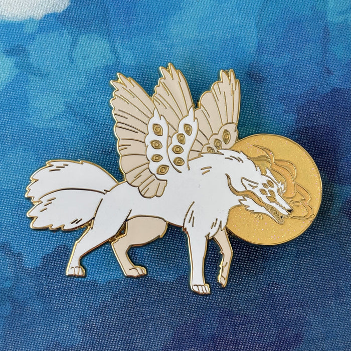 Angelic Wolf Mother Pin