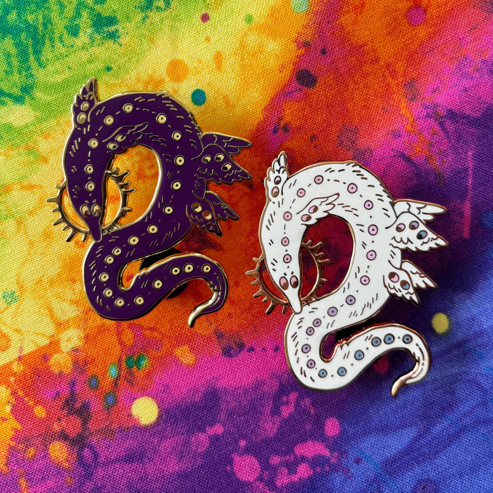 Angelic Worm on a String Pin