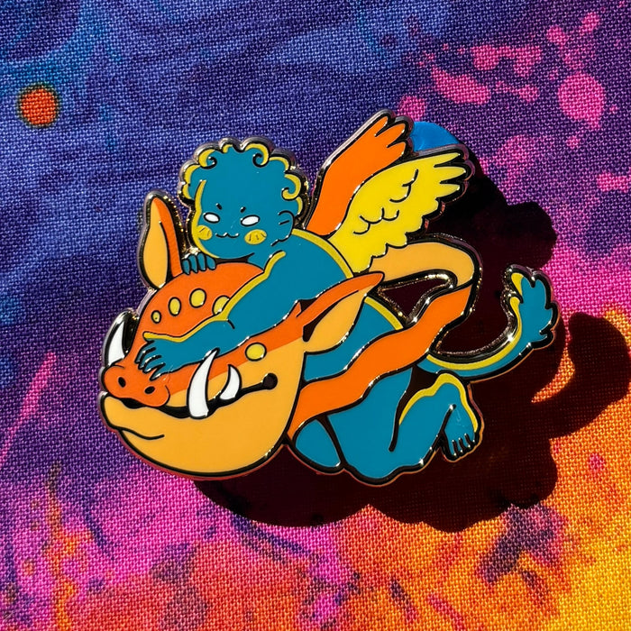 Pig - Zodiac Putti Pin