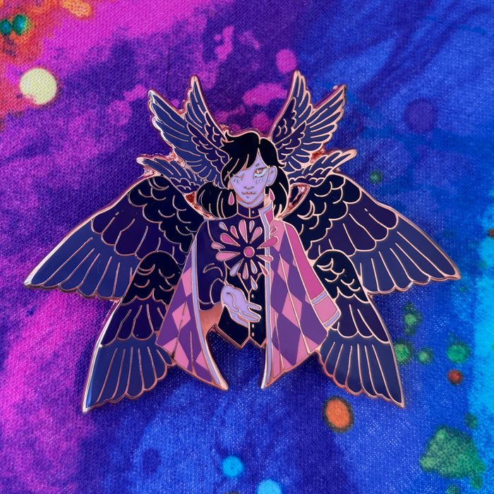 Angelic Wizard Pin (Purple)