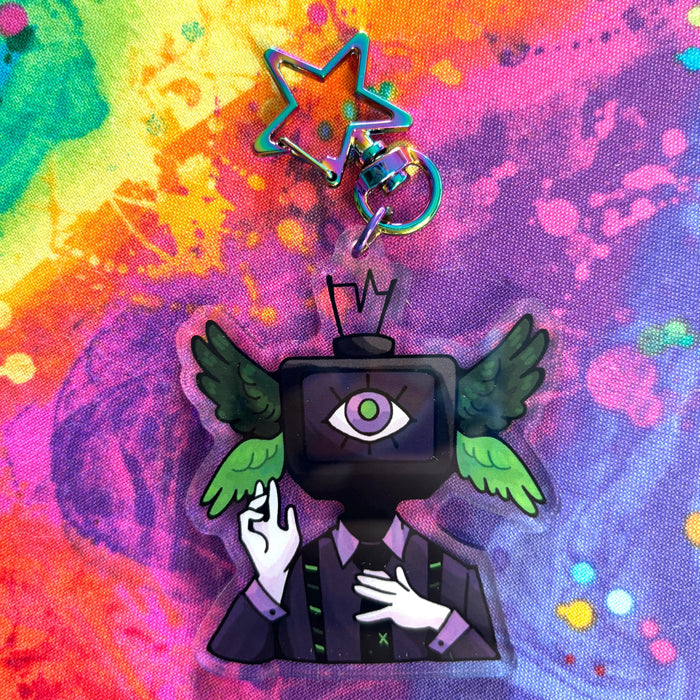 Voidpunk Angel Keychain