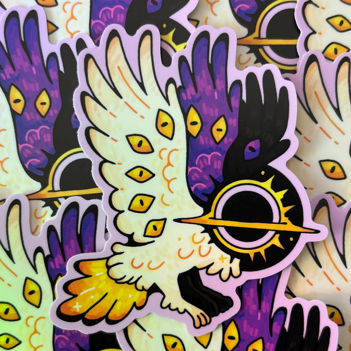 Nonbinary Angel Sticker - Alternate Design