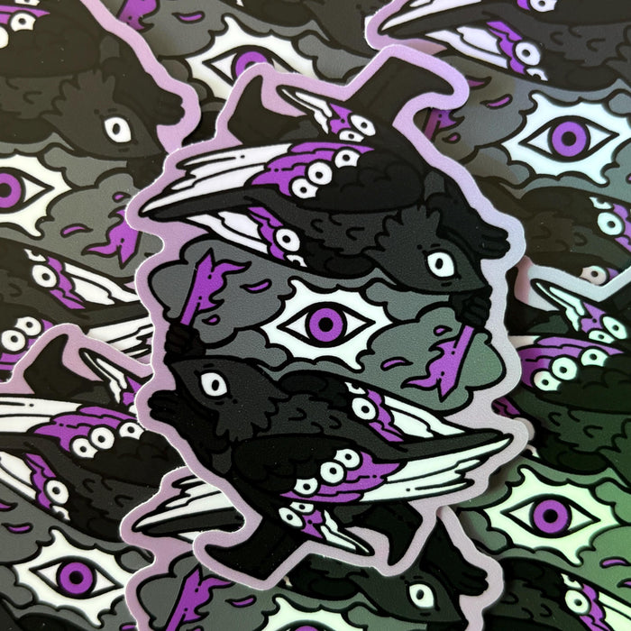 Asexual Angel Sticker - 2022 Version