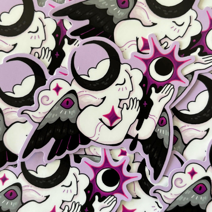 Aegosexual Angel Sticker