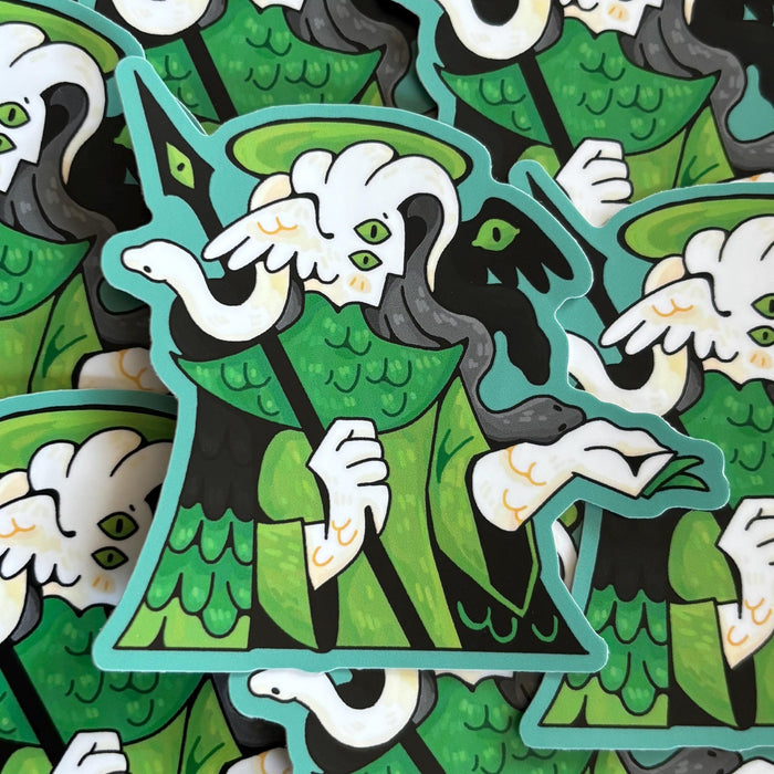 Aromantic Angel Sticker