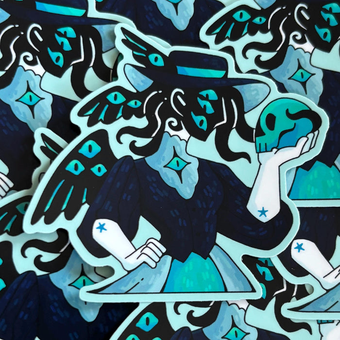 Oriented Aroace Angel Sticker - Alternate Design