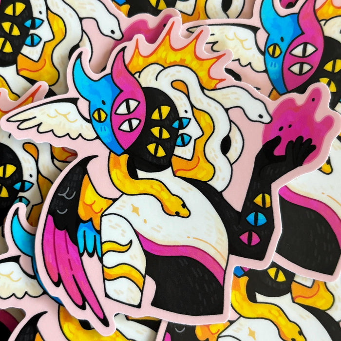 Polygender Angel Sticker