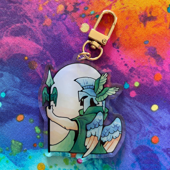 Achillean Angel Keychain
