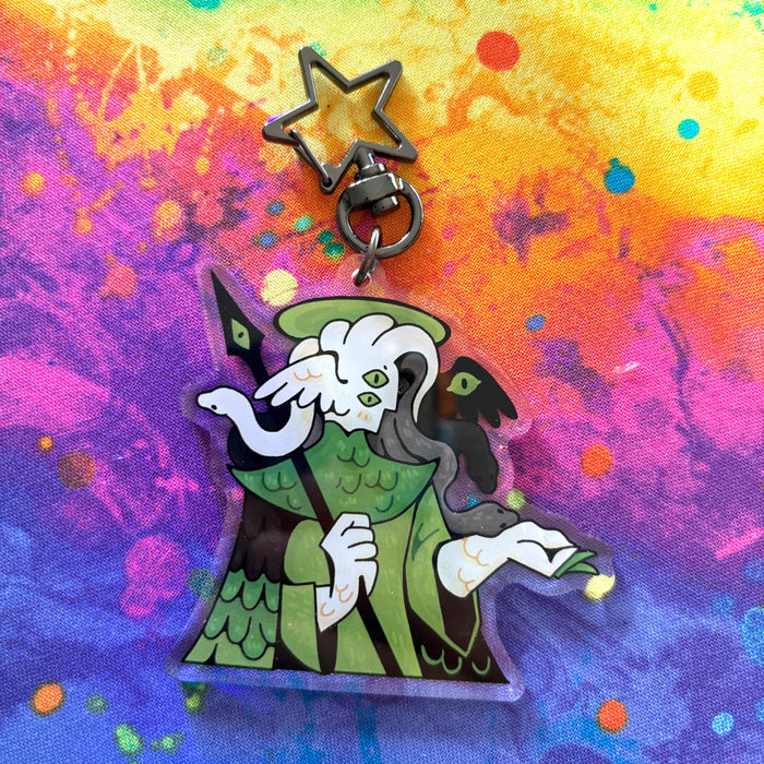 Aromantic Angel Keychain