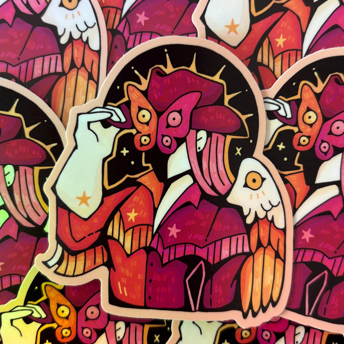 Lesbian Angel Sticker