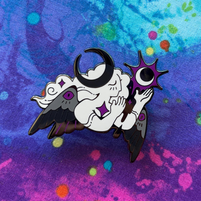 Aegosexual Angel Pin