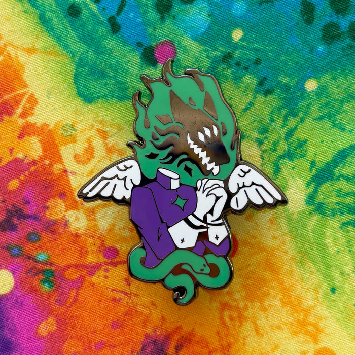 Genderqueer Angel Pin