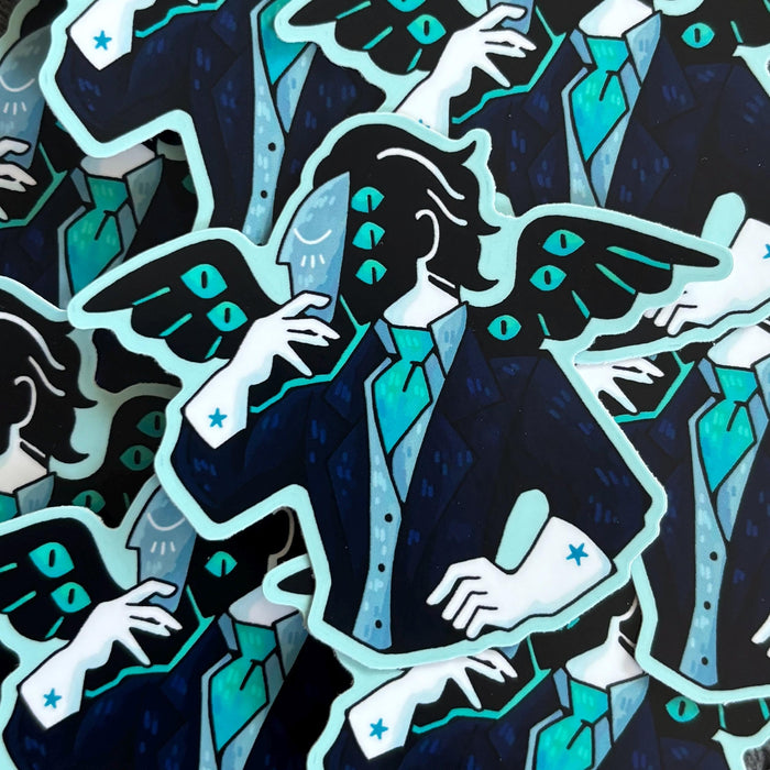 Oriented Aroace Angel Sticker