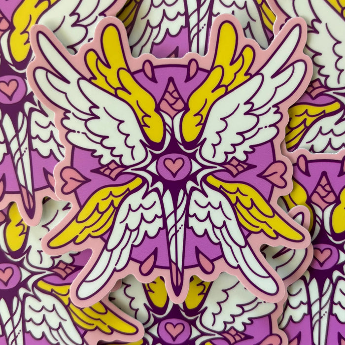 Sapphic Angel Sticker - 2022 Version