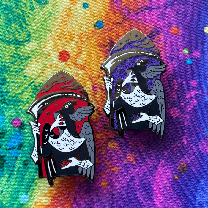 Asexual Angel Pin - Alternate Design