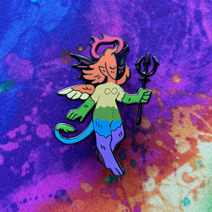 Neurodiversity Angel Pin