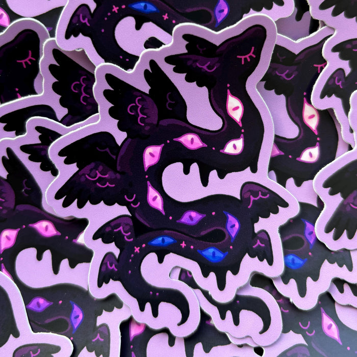 Genderfluid Angel Sticker