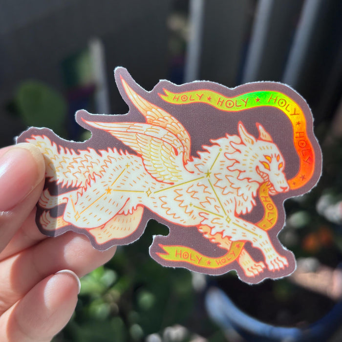 Angelic Messenger Holographic Sticker